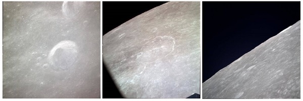 아폴로 11호에서 볼 수 있었던 달 표면.[사진=NASA]
