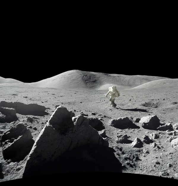 1972년 아폴로 17호가 착륙했던 달의 '