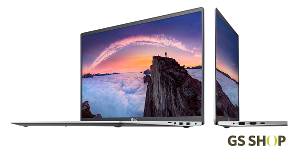 GS샵이 최경량 노트북으로 유명한 'LG 그램' 2020년형을, TV홈쇼핑 중 최초로 론칭한다,