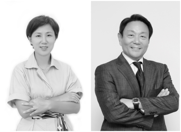 이지은 신임 한국MS CEO(왼쪽)와 고순동 한국MS 회장. [마이크로소프트 제공]