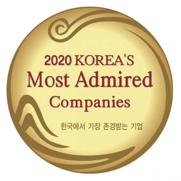 한국에서 존경받는 기업 엠블럼.