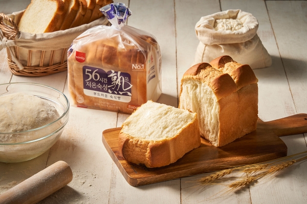 식빵 부문 단일 브랜드 최다 판매 기록에 도전하는 '56시간 저온숙성 부드러운 숙식빵'. [사진=SPC삼립]