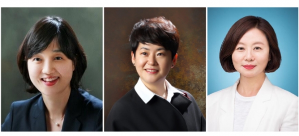 LG 계열사 사외이사로 선임된 강수진-서수경-최세정 교수(왼쪽부터)