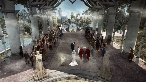 펄어비스 '검은사막' 온라인 결혼식 이미지.