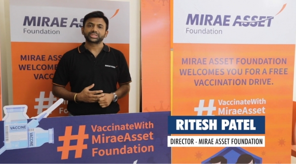 미래에셋재단(인도) 코로나 백신 접종 캠페인. [출처=미래에셋자산운용]