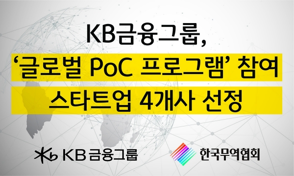 KB금융-한국무역협회, 해외 진출을 희망하는 국내 스타트업 지원에 나서.