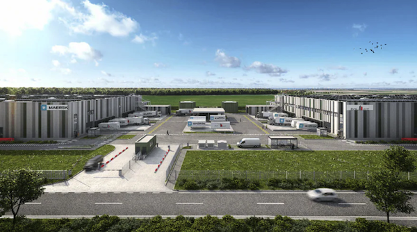 하노버 외곽 베르코프(Berkhof)에 건설될 머스크 EV 물류센터는 독일의 여러 주요 자동차 제조업체들의 생산라인에서 지리적으로 근접해 있어 전략적 역할을 할 것으로 보인다. © A.P. Moller - Maersk