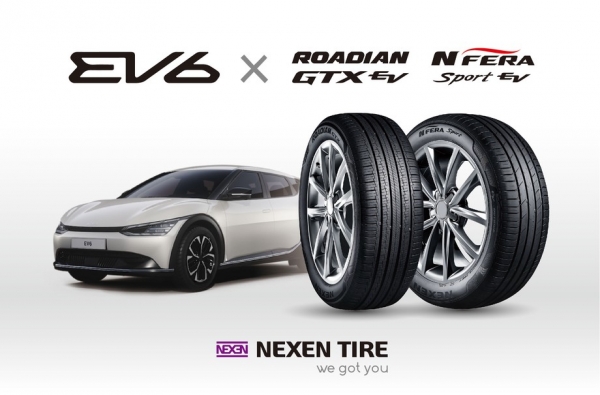 전기차 전용 타이어 ‘로디안 GTX EV’, ‘엔페라 스포츠 EV’, 2개 제품 장착[사진=넥센타이어]